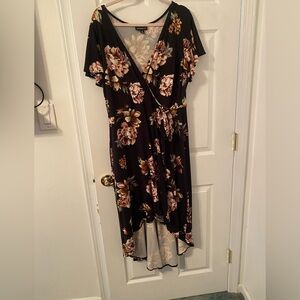 Fortune + Ivy Floral Wrap Dress